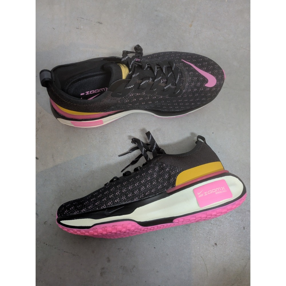 NEW Nike ZoomX Invincible Run 3 Women's 7.5 Black Pink DR2660-200 Running Shoes